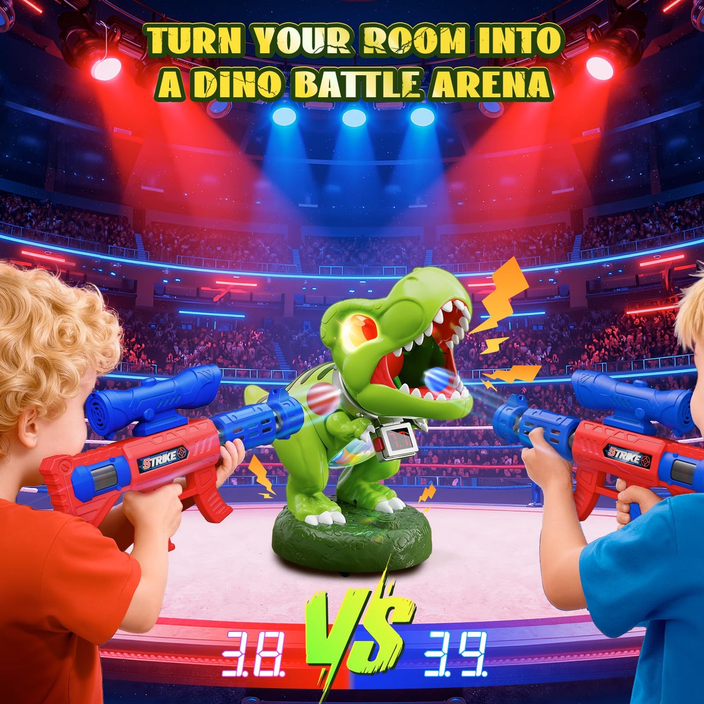 Mesemi Dinosaur Moveable Shooting Toys for 3 to 12 Year old